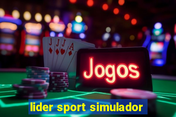 lider sport simulador